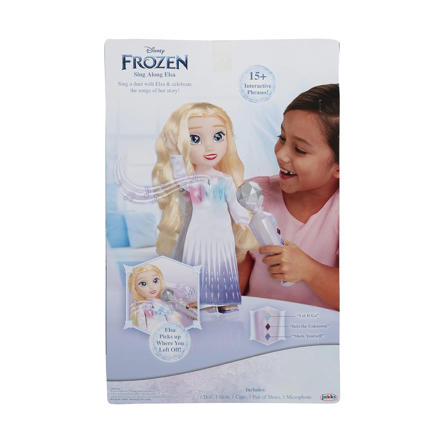 Disney Frozen Singing Doll, Sing a Duet with Elsa, Doll with microphone, Doll