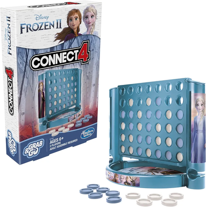Hasbro Gaming Grab and Go Connect 4: Disney Frozen 2 Edition Game