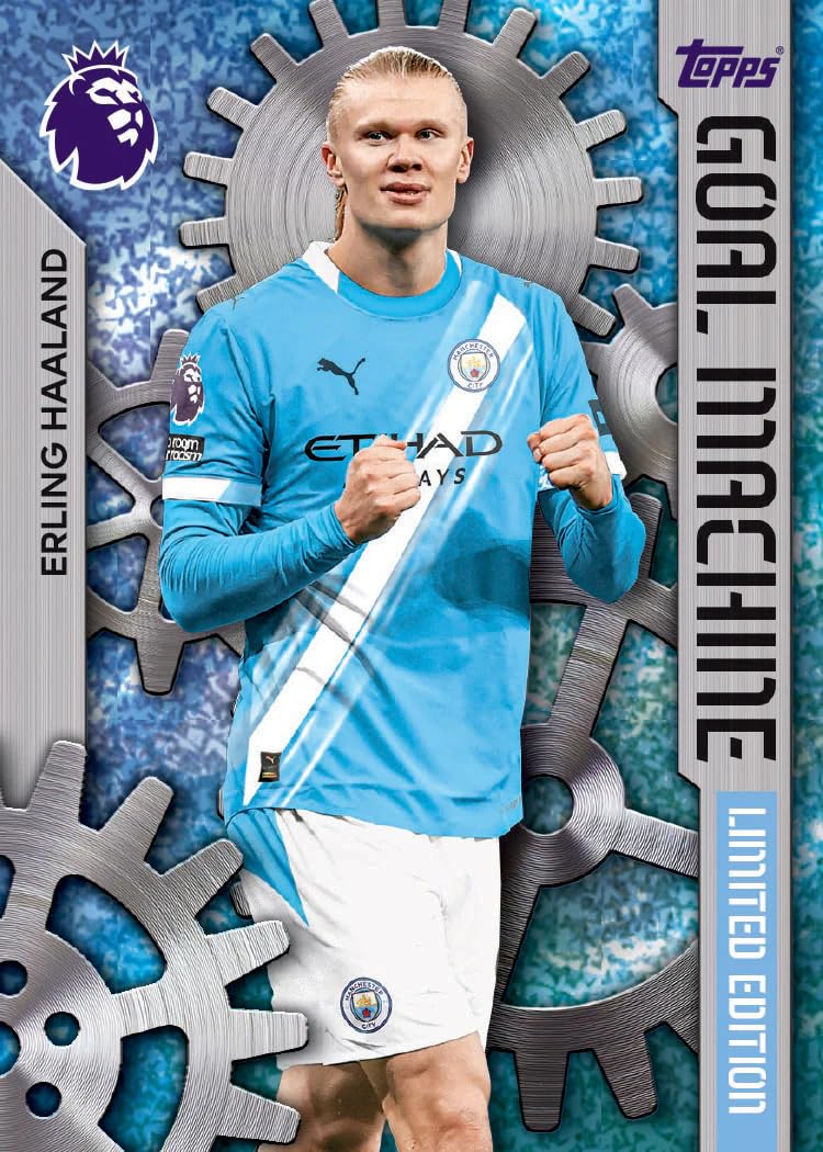 Topps Premier League 2026 - Debut Edition - Trading and Collectible Card Game (Mega Tin 1 - Goal Machines)