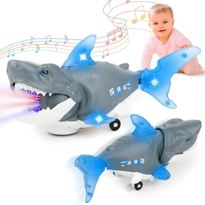 Zest 4 Toyz Musical Shark Toy with Light and Music Animal Simulation Model