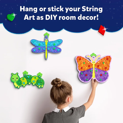 SkillMatics Super Strings: Bugs & Butterflies | Mess-Free String Art