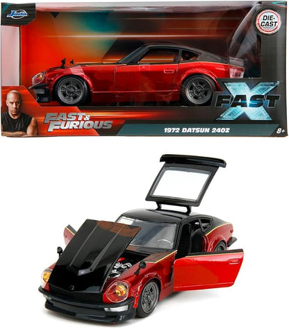 Jada 1:24 Scale Toys Fast and Furious 1972 Datsun 240Z Model Car