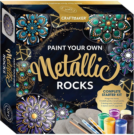 Craft Maker Paint Your Own Metallic Rocks