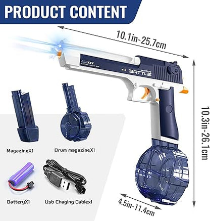 Electric Water Gun Toy Black Technology Repeater Automatic Water Spray high Pressure Water Play Gun Toy | Holi Gun