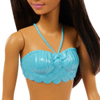Barbie Dreamtopia Mermaid Doll (Brunette) with Multi-Colored Mermaid Tail