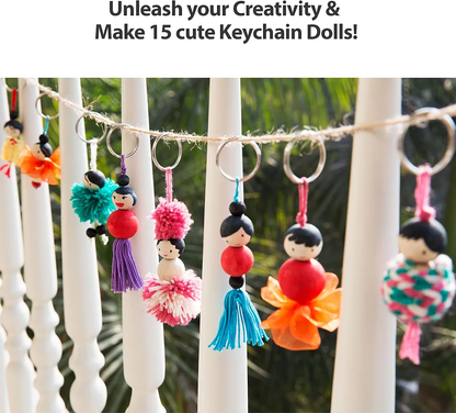 Chalk and Chuckles Keychain Dolls - Art And Craft