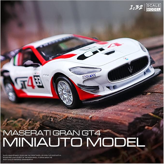 Maserati GranTurismo GT4 Alloy Diecast Racing Car Cocoland Toys
