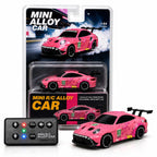Yegao Roxy Porsche Pink 1:64 Scale Mini Remote Control R/C Drift Car