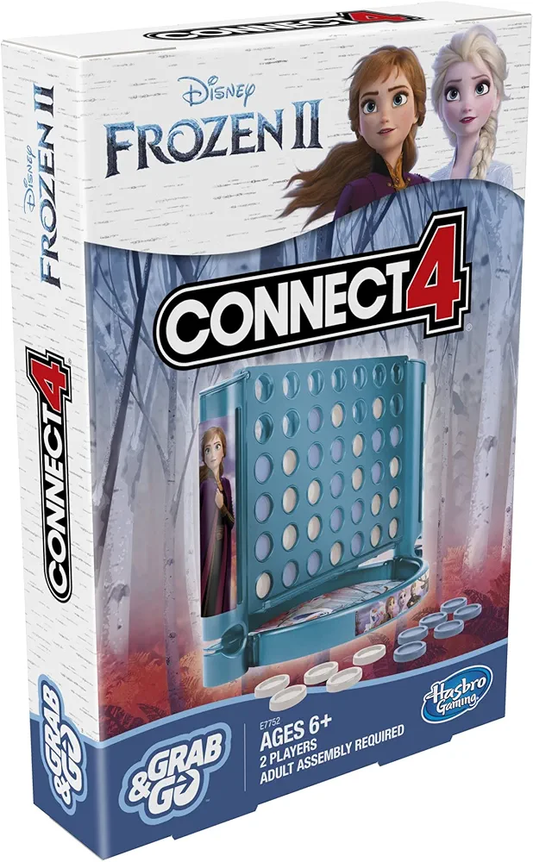 Hasbro Gaming Grab and Go Connect 4: Disney Frozen 2 Edition Game