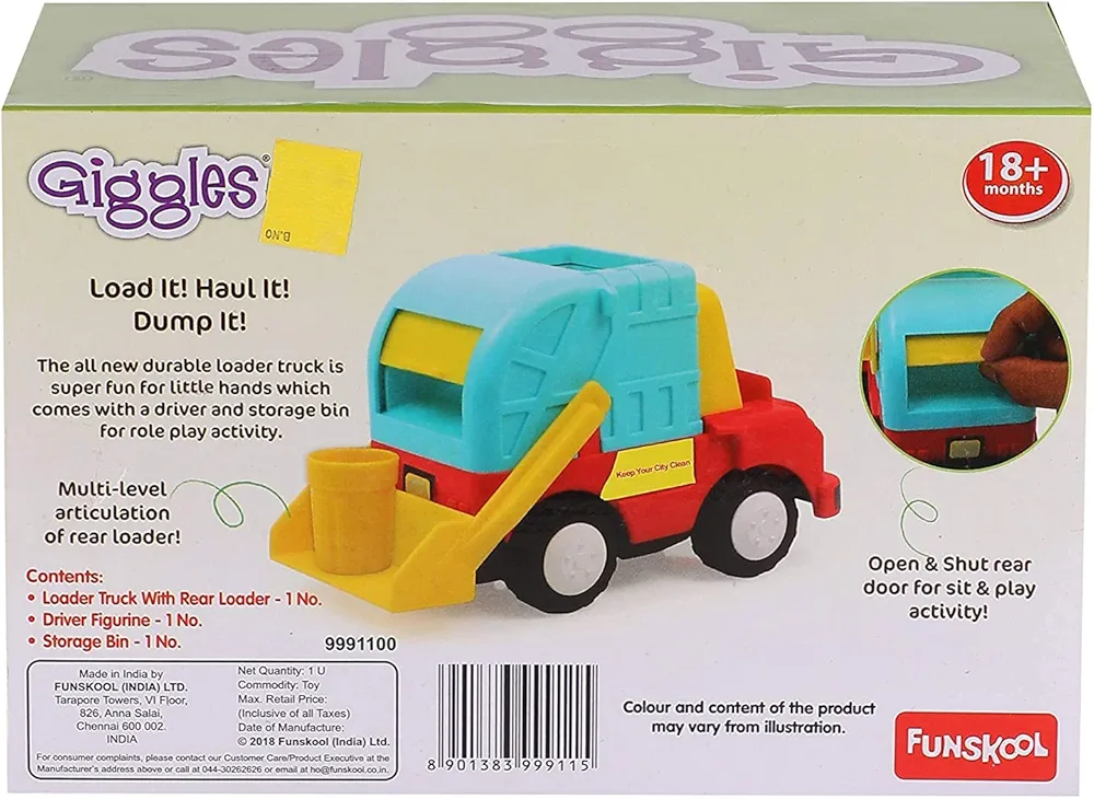 Giggles Kid Vehicles Loader Truck Toy