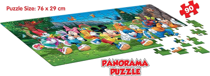 Frank Disney Mickey Mouse and Friends Panorama Jigsaw Puzzle