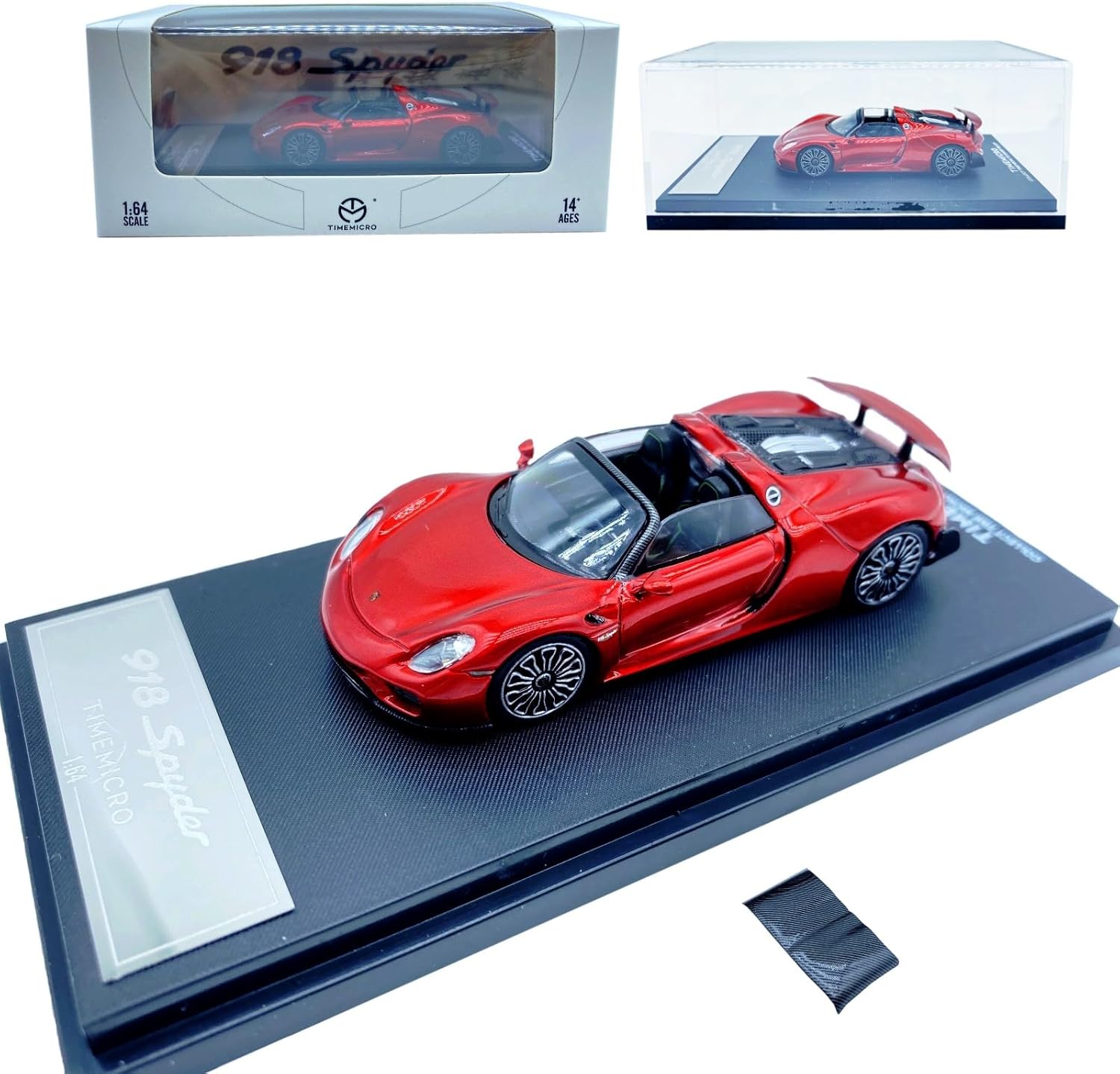 TIMEMICRO Porsche 918 Spyder 1:64 Scale Die Cast Model Car