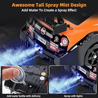 1:16 RC Drift Car 4WD | High-Speed Remote Control Racing Car with Spray & LED Lights