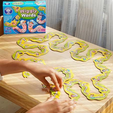 Orchard Toys Wiggly Words Spelling Board Game
