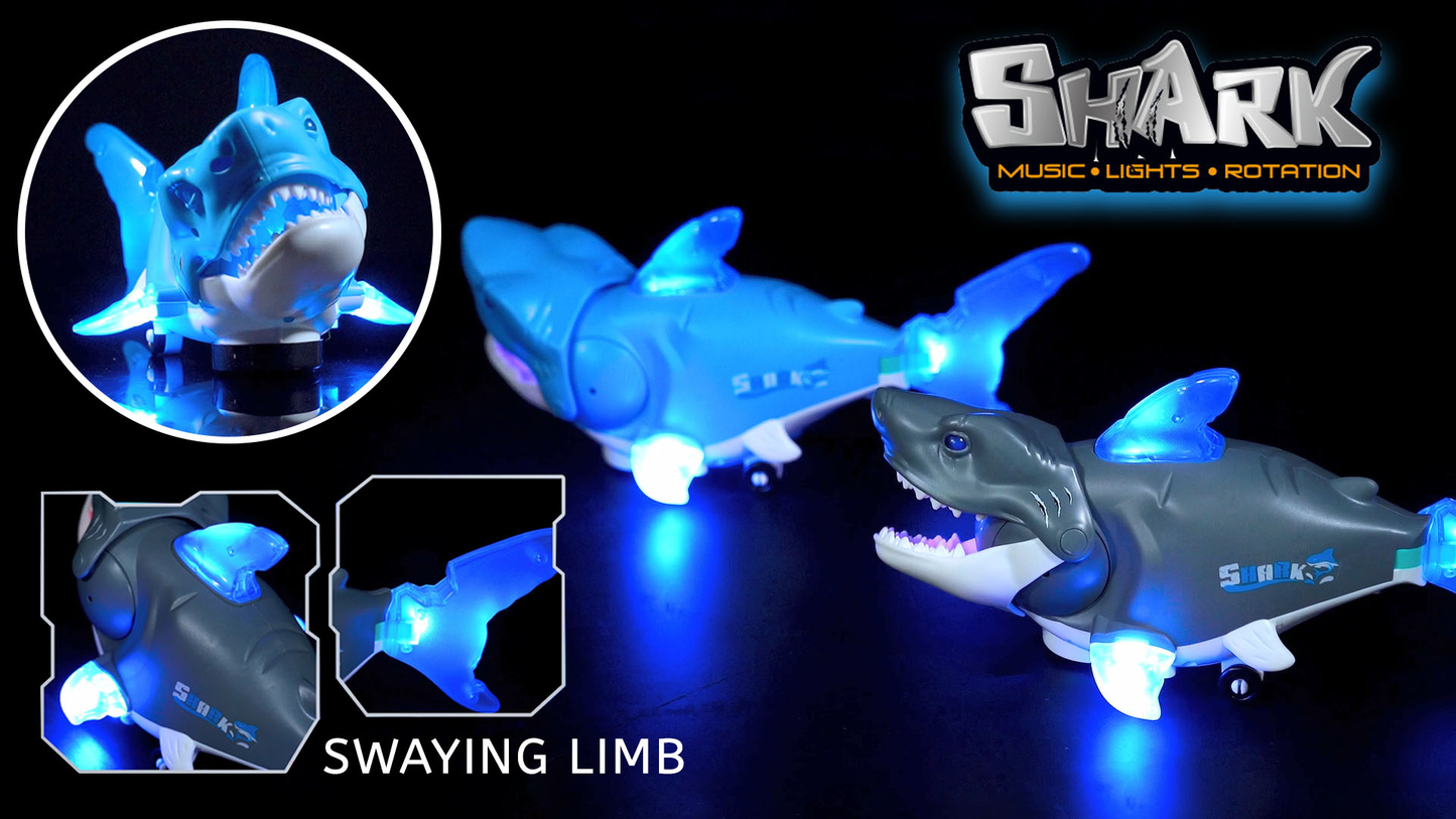 Zest 4 Toyz Musical Shark Toy with Light and Music Animal Simulation Model