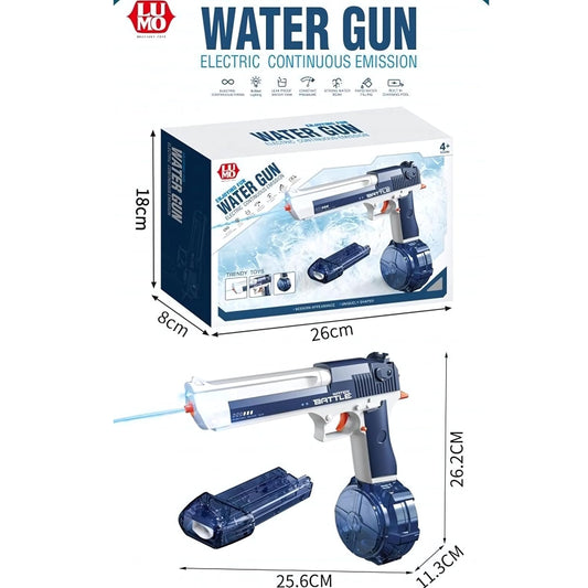 Electric Water Gun Toy Black Technology Repeater Automatic Water Spray high Pressure Water Play Gun Toy | Holi Gun