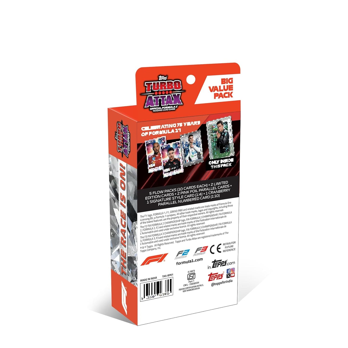 Topps Turbo Attax Formula 1® 2025 Trading and Collectible Card Game (Big Value Pack)