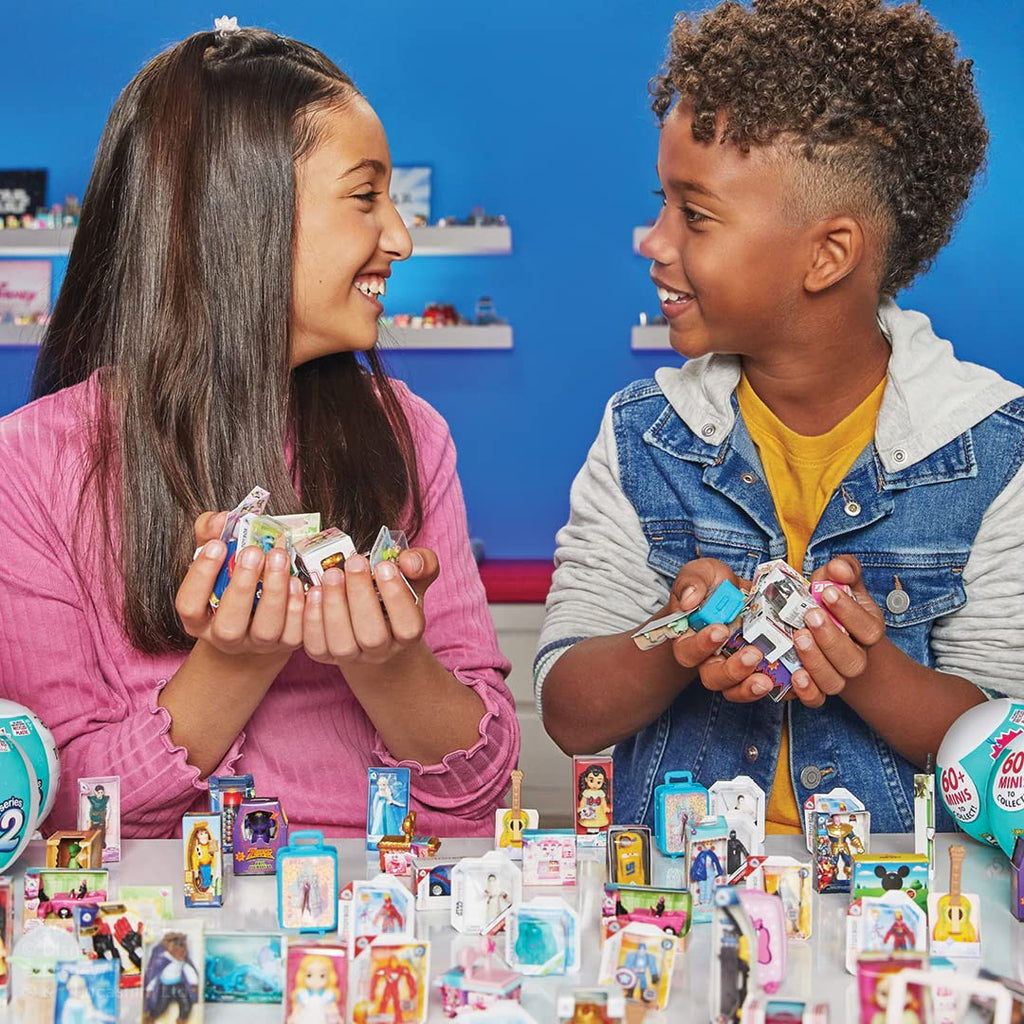 Zuru Mini Brands Disney Store Edition Series 2 Miniature Toy Product Blind Capsule - Contains 5 Miniature Figures