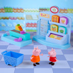 Peppa Pig Pig Peppa Adventures Supermarket Play Set Preschool Toy: 2 Figures, 8 Accessories