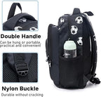 Smiggle Goal Kids Backpack for Boys & Girls with Laptop Compartment and Dual Drink Bottle Sleeves | Football Print
