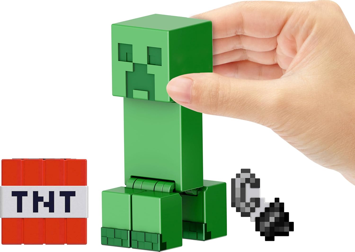 Mattel Minecraft Action Figure & Accessories 2-Pack with Creeper Collectible Toy Set