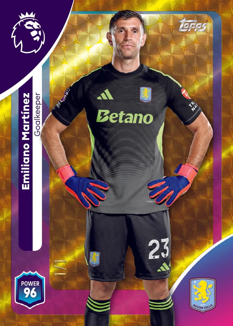 Topps Premier League 2026 - Debut Edition - Trading and Collectible Card Game (Mega Tin 1 - Goal Machines)