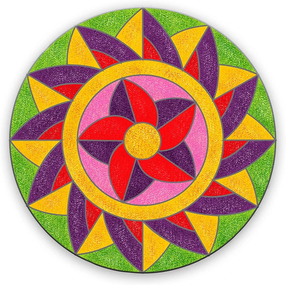 TOYKRAFTT Sand Art Kit Rangoli Mandala Jr
