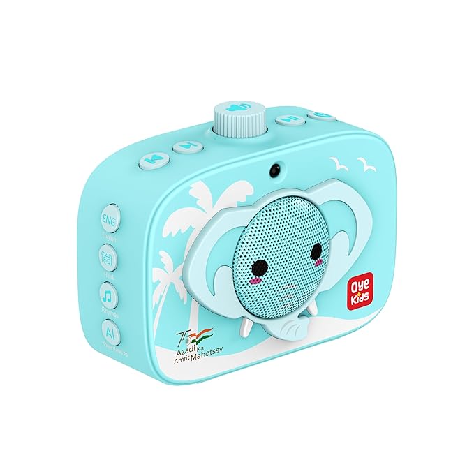 Oye Kids Story Box Speaker with 1000 Stories in Hindi and English. Electronic Learning Toy for Kids Age 3 to 10. Birthday Gift for Kids Boys Girls Children Babies. Story Telling Speaker for Children