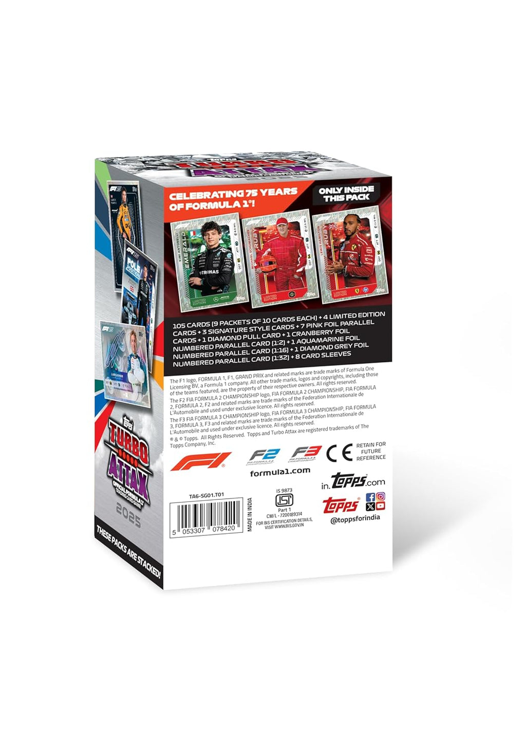 Topps Turbo Attax Formula 1® 2025 Trading and Collectible Card Game (Super Smart Pack)