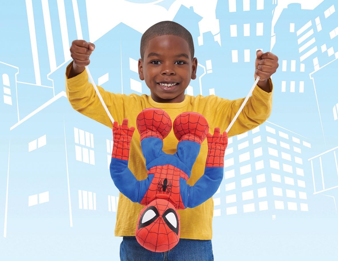 Just Play Marvel Swing & Sling Spiderman Plush
