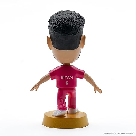 Cricket Icons Action Figure Riyan Parag Rajasthan Royal Collectible Miniature, IPL Edition with 360° Rotatable Head, RR Cricket Player for Fans & Kids, Collectors Pack of 1