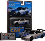 Yegao Nissan Skyline GT-R (R34) 1:64 Scale Mini Remote Control R/C Drift Car