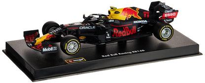 Bburago 1:43 Aston Martin Red Bull Racing RB16B (with Helmet) Diecast Car