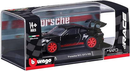 Bburago 1/43 - Porsche 911 GT3 RS Signature Die cast Model Car Display