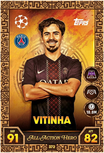 Topps UCC Match Attax 2025/26 - Mega Tin - Battlers - contains 45 Match Attax cards plus 3 exclusive Gladiators LE cards.