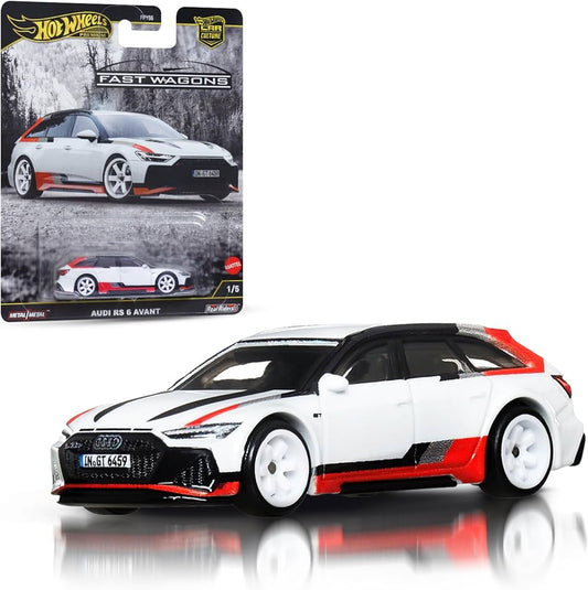Hot Wheels Premium Car Culture Fast Wagons 1:64 Scale Die-Cast Audi RS 6 Avant