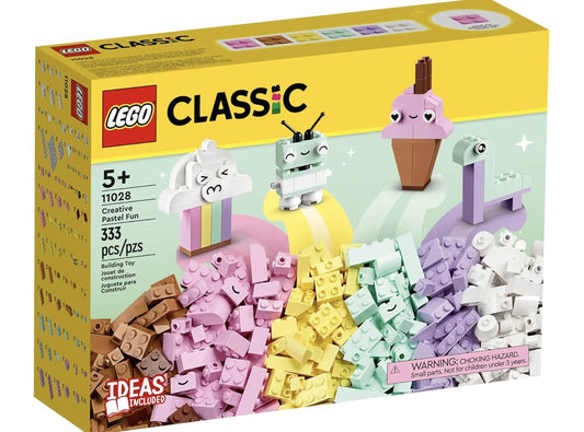 LEGO Classic Creative Pastel Fun 11028 Building Toy Set 333 Pieces Multicolour 5Y+