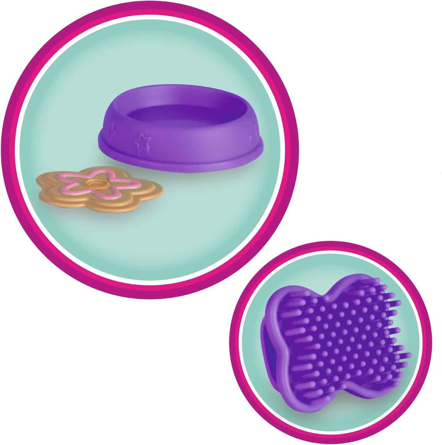 SUPER CUTE LITTLE BABIES - Super Puppies, SuperCute, Super Hero Pets, Interactive Small Dogs, with Sounds, Dining Dish and Comb, Coat and Anti-Face, Famous