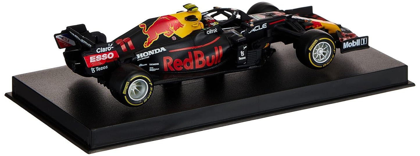 Bburago 1:43 Aston Martin Red Bull Racing RB16B (with Helmet) Diecast Car