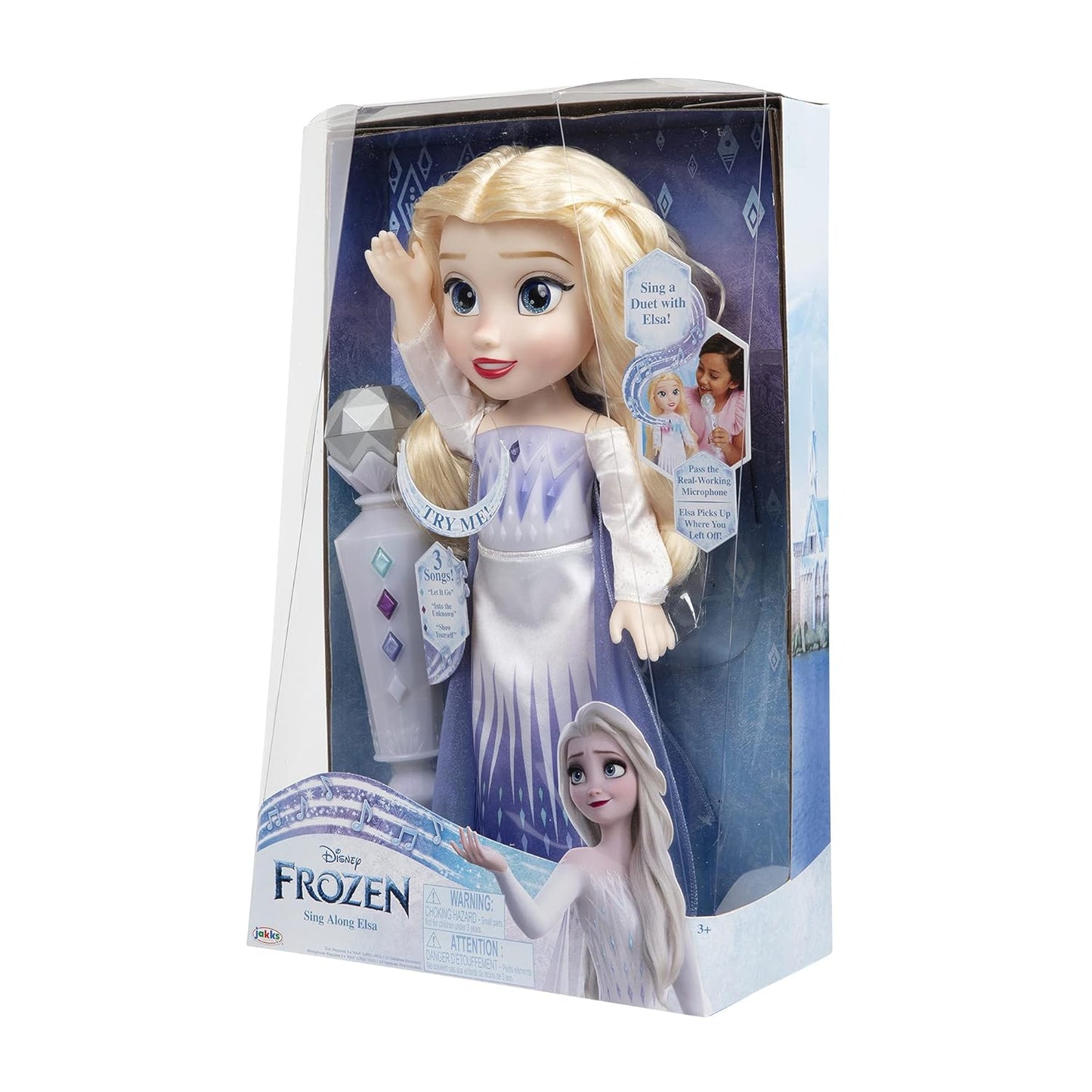 Disney Frozen Singing Doll, Sing a Duet with Elsa, Doll with microphone,Doll