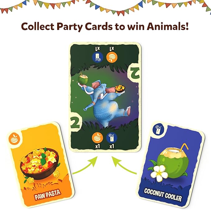 Skillmatics Card Game - Jungle Party, Fun Family Card