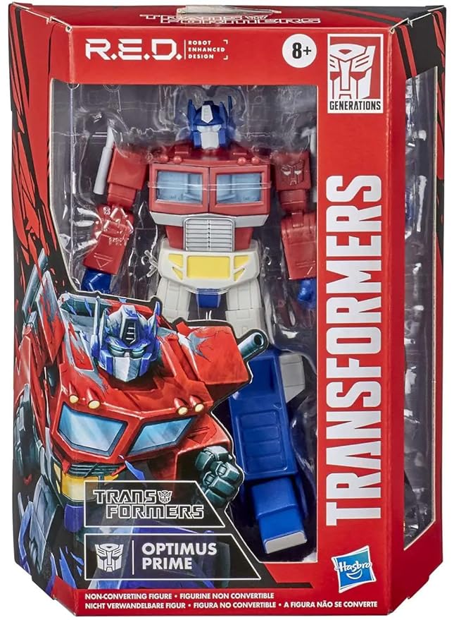 Transformers [Robot Enhanced Design R.E.D. Optimus Prime The G1 Action Figure