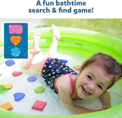 Skillmatics Seek & Splash Bath Toys - Search and Find Gem Game