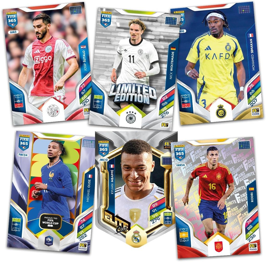 Panini FIFA 365, 2026 Adrenalyn XL, Box of 24 Packs, Contains 144 Collectible Football Trading Cards (Set Of 3)