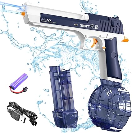 Electric Water Gun Toy Black Technology Repeater Automatic Water Spray high Pressure Water Play Gun Toy | Holi Gun
