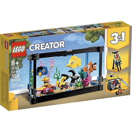 LEGO Creator 3in1 Fish Tank 31122 Building Kit (352 Pieces)