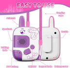 Walkie Talkies for Kids 2 Pack Outdoor Adventure Toys with Range,Unicorn Toys