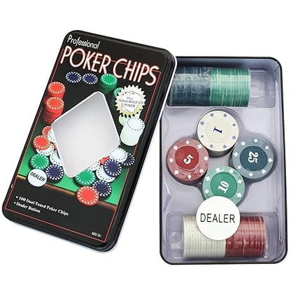 Niku Adult Casino Style  Poker Chips Set