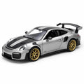 MSZ Porsche 911 GT2 RS 1:32 Scale Diecast Metal Model Car with Lights & Sound, Openable Doors, Officially Licensed Collectible Toy Car