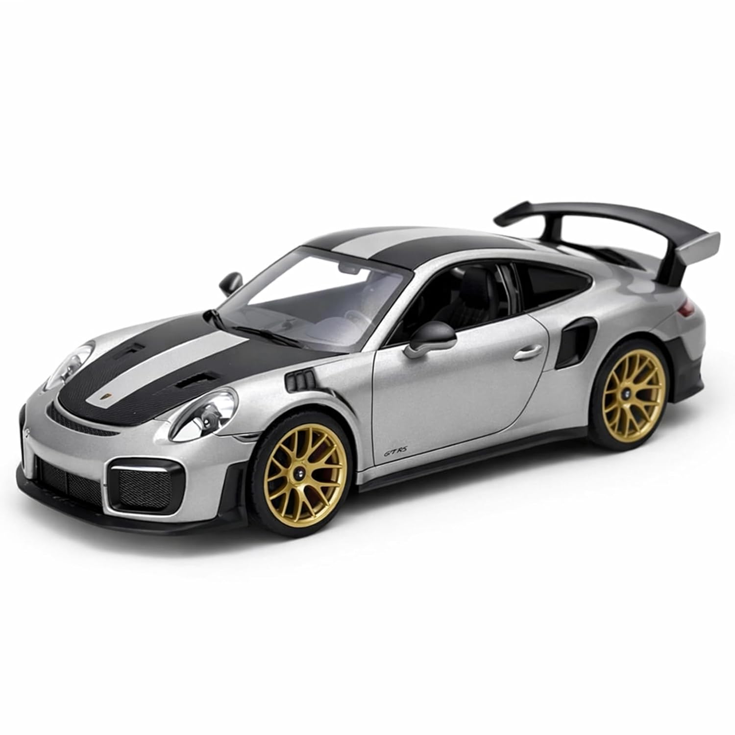 MSZ Porsche 911 GT2 RS 1:32 Scale Diecast Metal Model Car with Lights & Sound, Openable Doors, Officially Licensed Collectible Toy Car